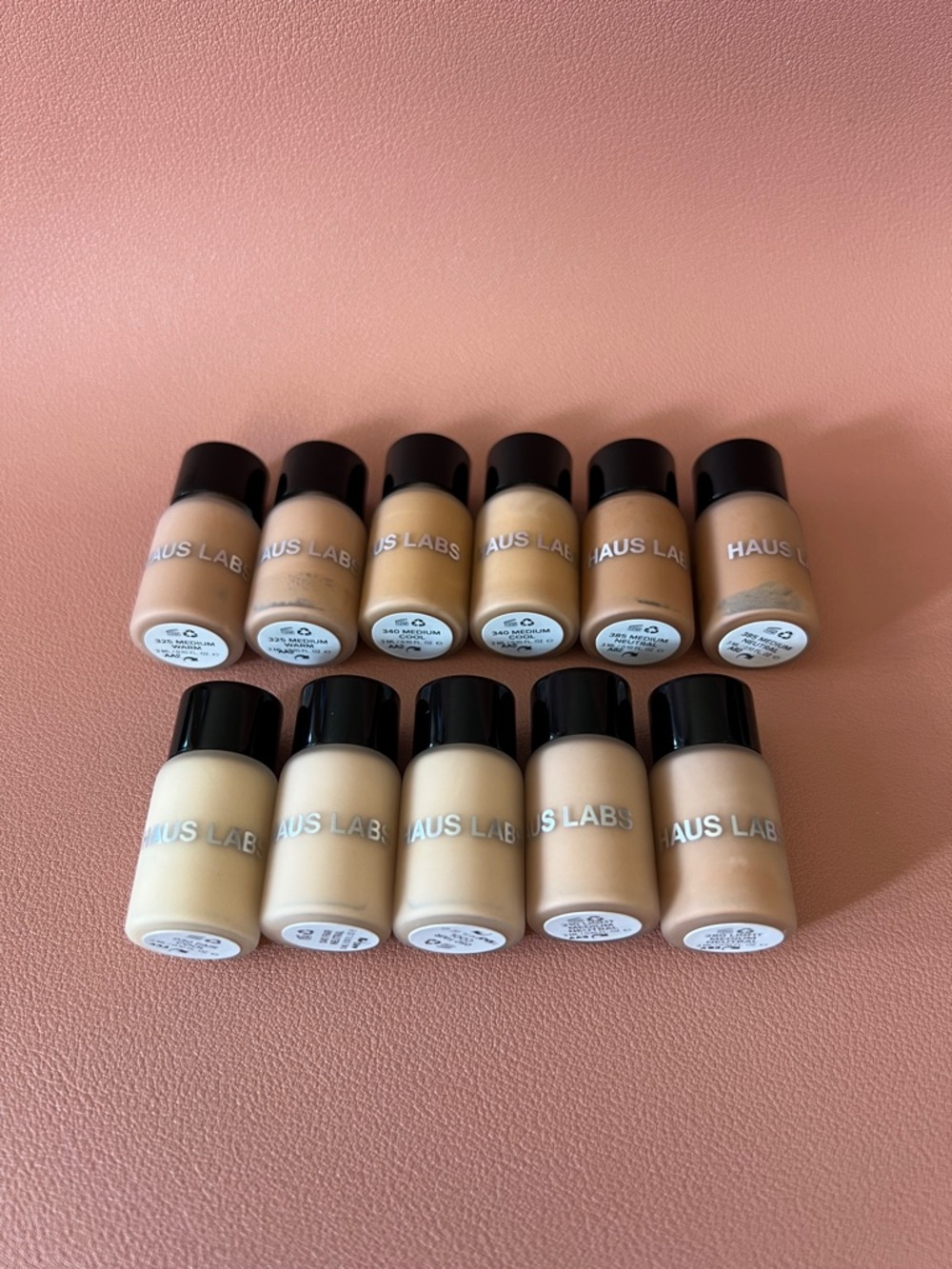 Haus Labs Triclone Skin Tech Foundation discovery set of 11